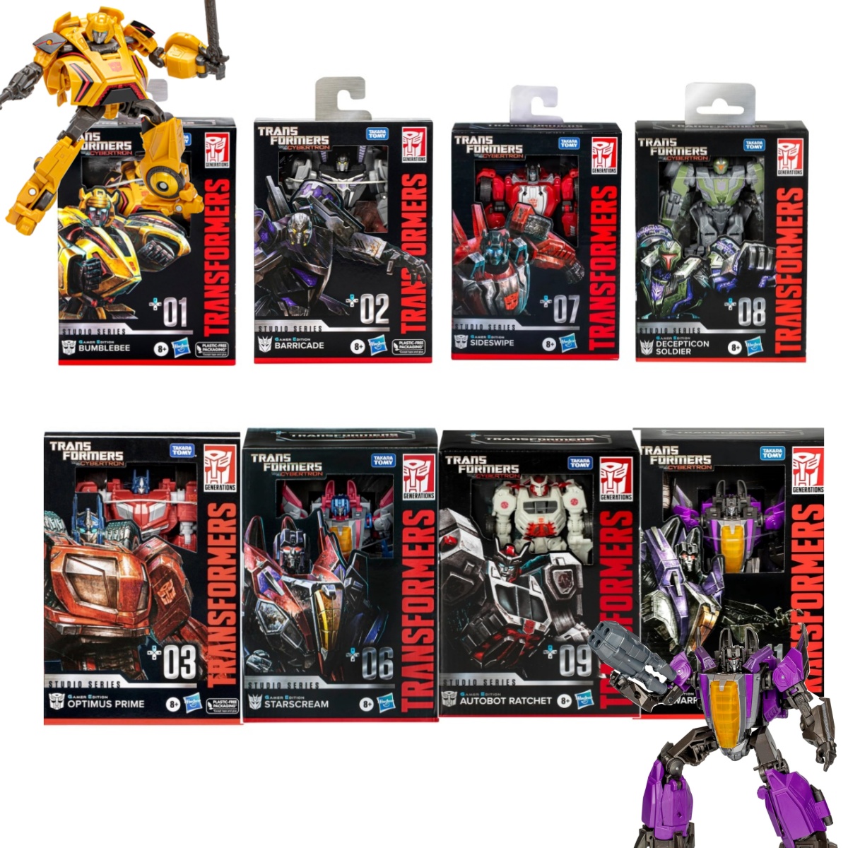 Gaming Accessories Toys - トランスフォーマーおもちゃスタジオシリーズゲーマーエディションシリーズ WFC 01 02 03 07