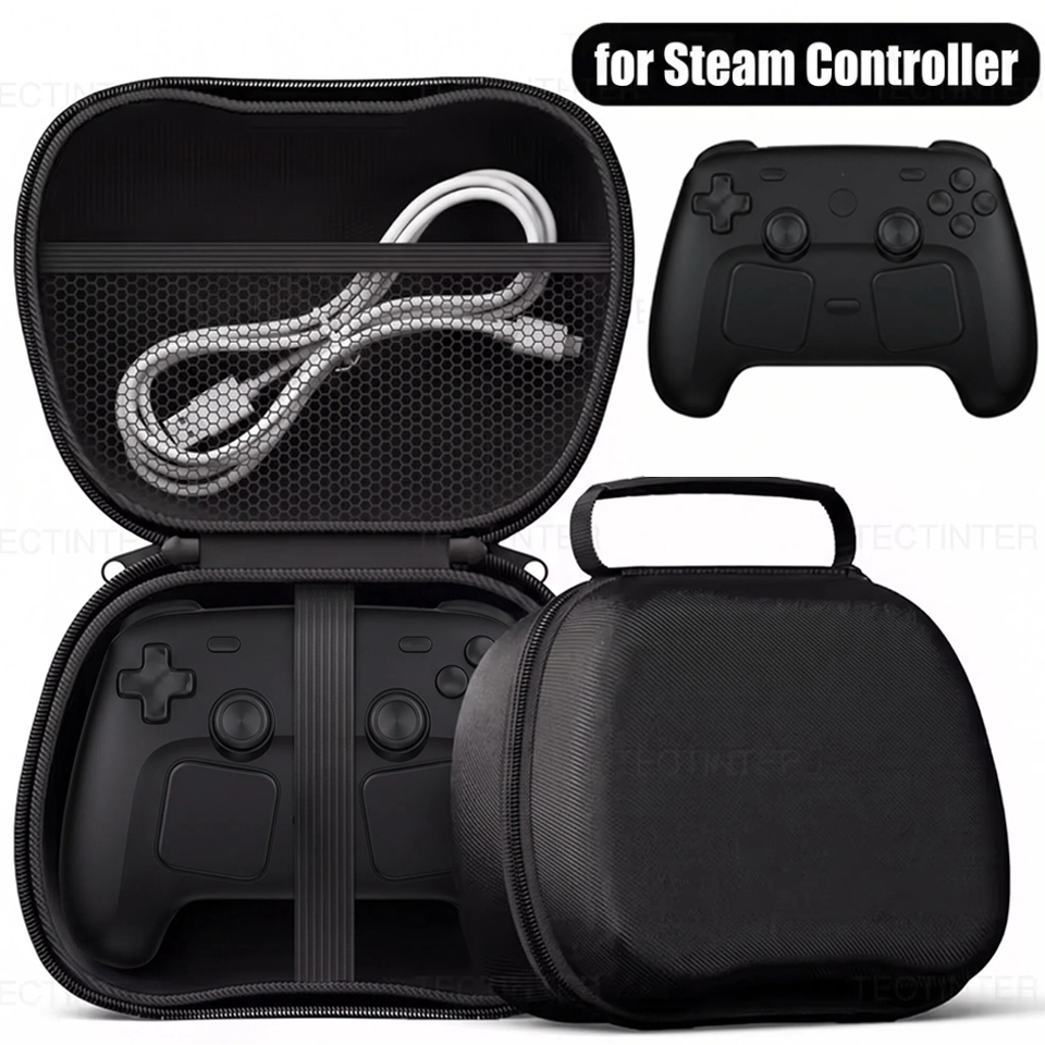 Gaming Accessories Pack - 保護キャリングケース スチームコントローラー/PS5 PS4 PS3/Xboxシリーズ/ニンテンドースイッチプロゲームパッド用 EVA収納バッグ アクセサリー
