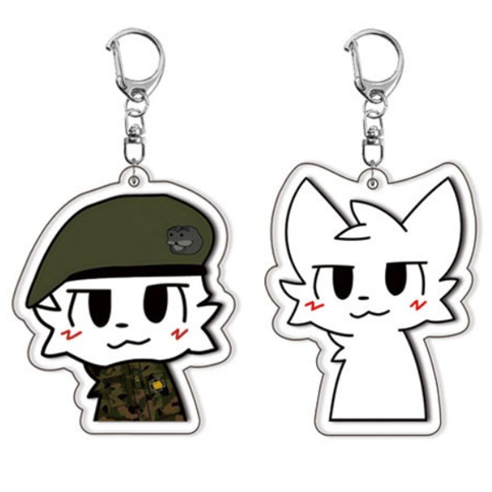 かわいい白黒猫のキスをする男の子キーホルダー、アクセサリーバ - Gaming Accessories Storage のレビューと価格