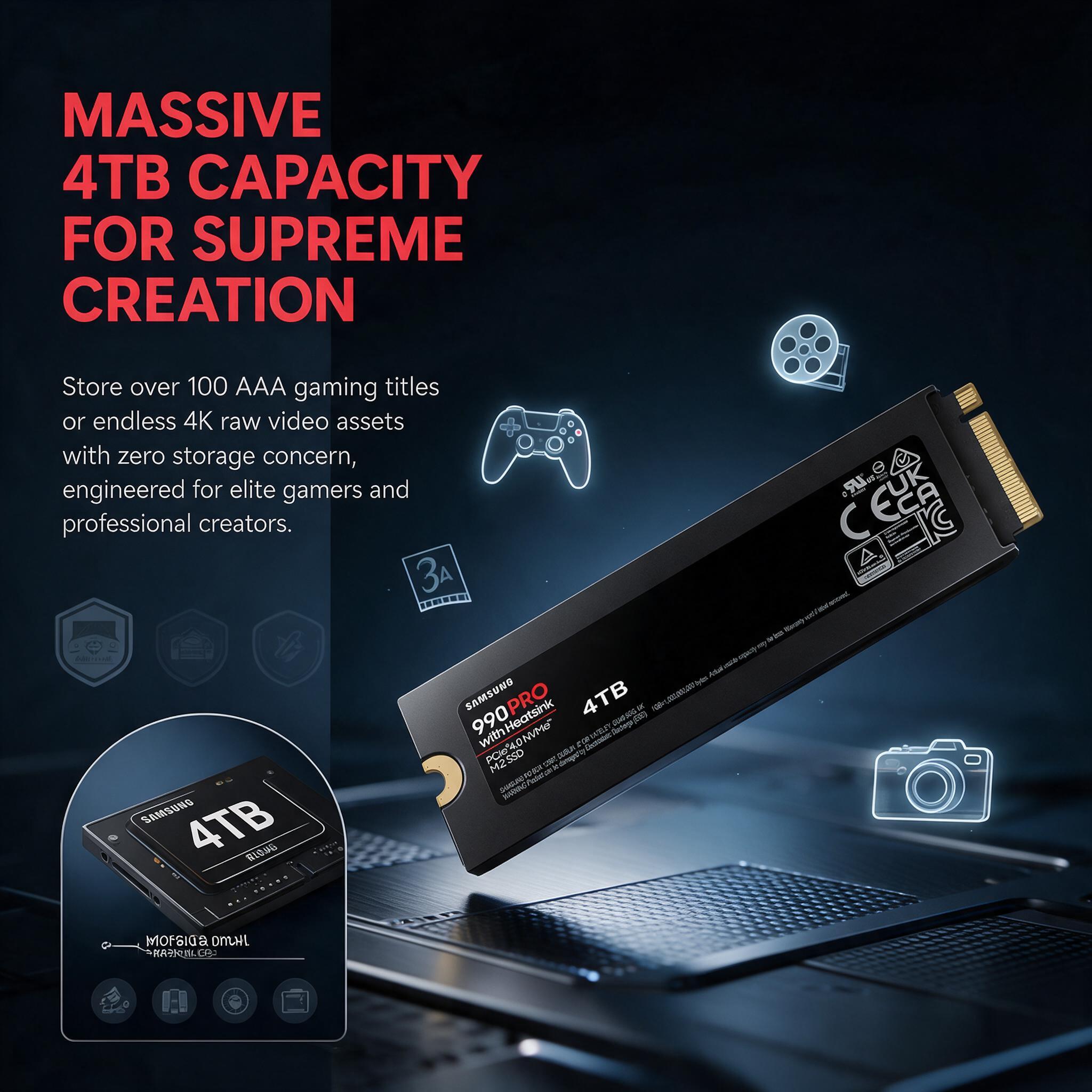 SAMSUNG 990 PRO ヒートシンク付き SSD 1 - Samsung Ssd 990 Pro のレビューと価格