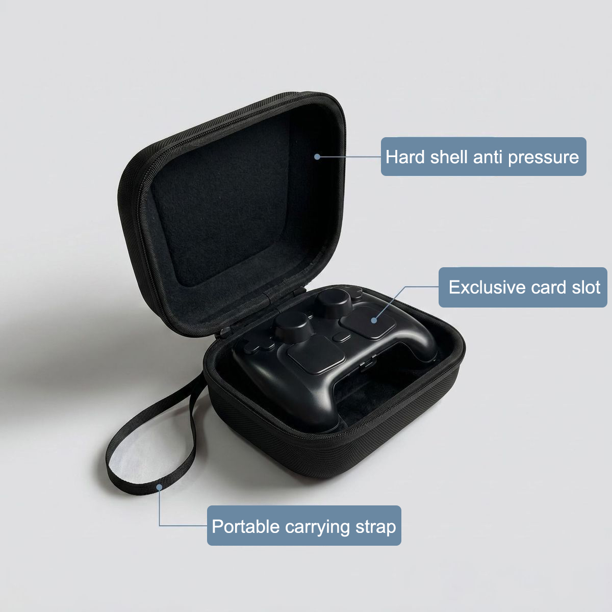 スチームコントローラー2用キャリングケース、EVAハードシェ - Gaming Accessories Bag のレビューと価格