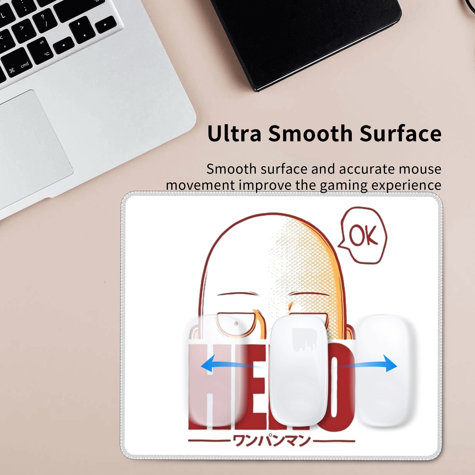 アニメワンパンマンマウスパッドコンピュータキーボードマウスマ - Gaming Accessories Men のレビューと価格