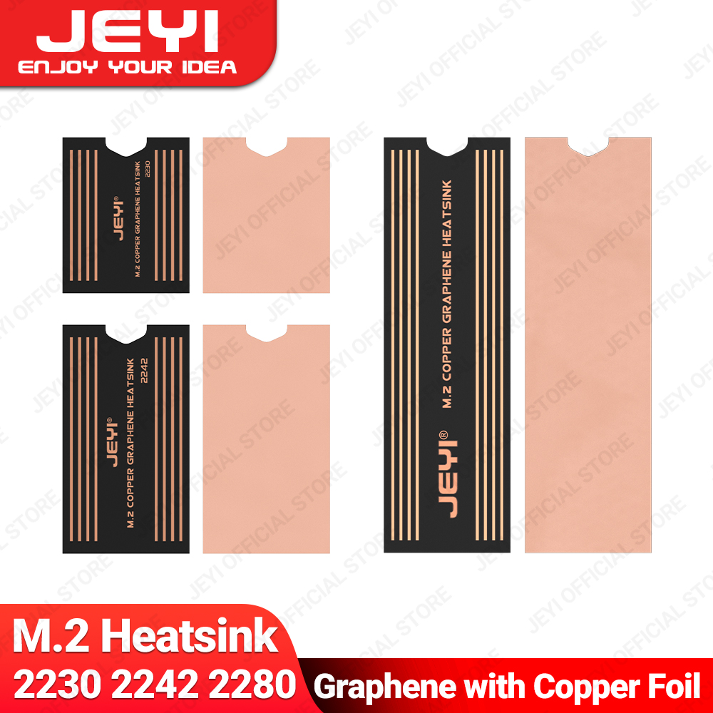 JEYI グラフェン 2280 2242 2230 M.2  - M2 Heatsink Cooler のレビューと価格
