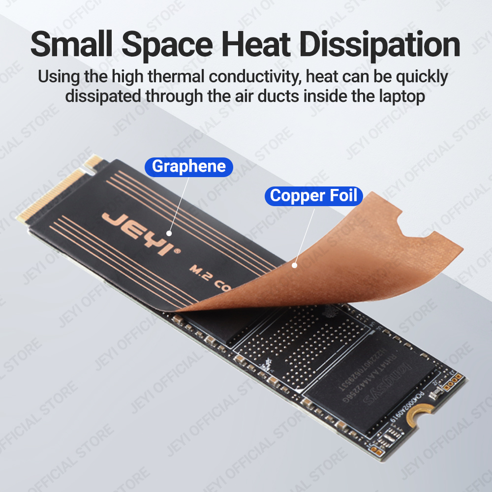 JEYI グラフェン 2280 2242 2230 M.2  - M2 Heatsink Cooler のレビューと価格