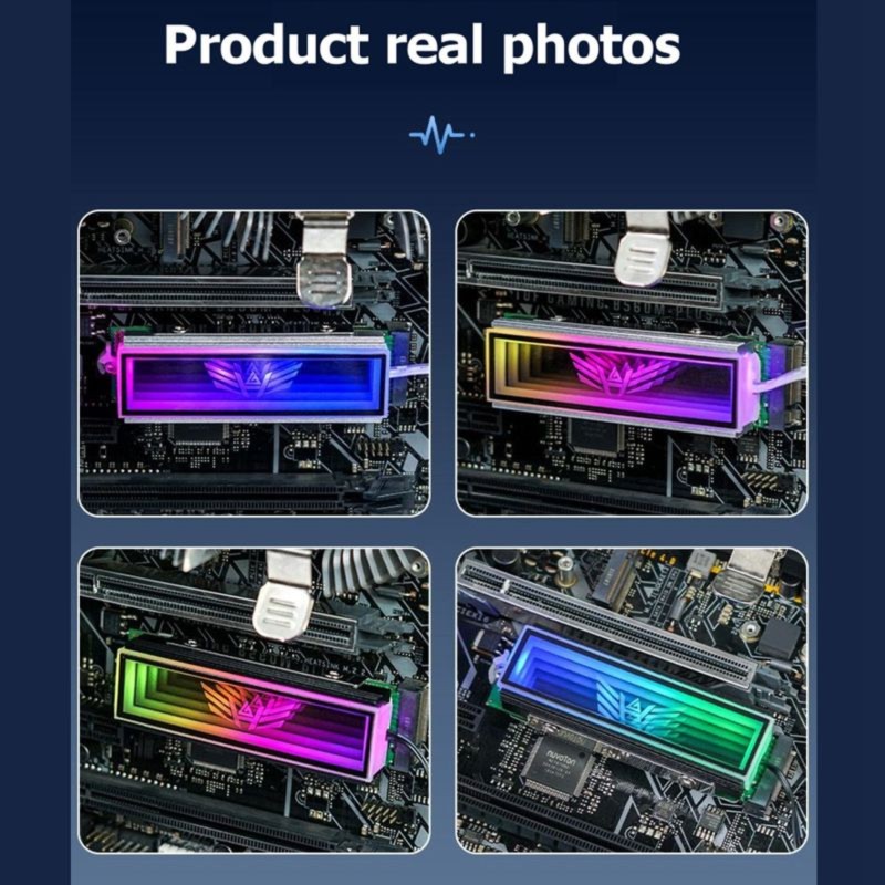 DT21 5V ARGB同期 M.2 SSDヒートシンク、5 - M2 Heatsink Cooler のレビューと価格