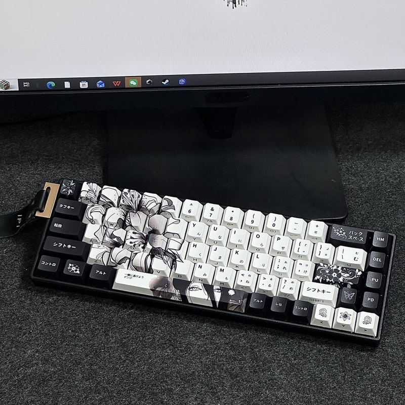 チェーンソーマンアニメレゼテーマキーキャップメカニカルキーボ - Jjk Gaming Accessories のレビューと価格