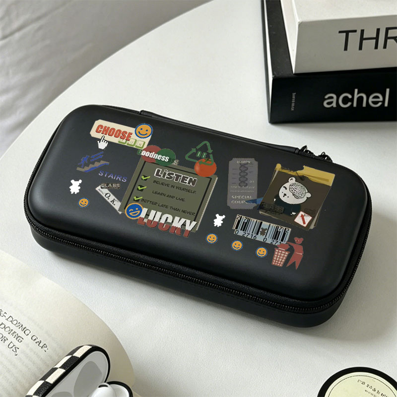 マカロンカラーハード収納バッグ メッシュポケット付き ニンテ - Gaming Accessories Bag のレビューと価格