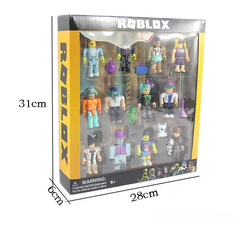 12個入りゲーム「ロブロックス」フィギュア、アクセサリー付き - Gaming Accessories Toys のレビューと価格