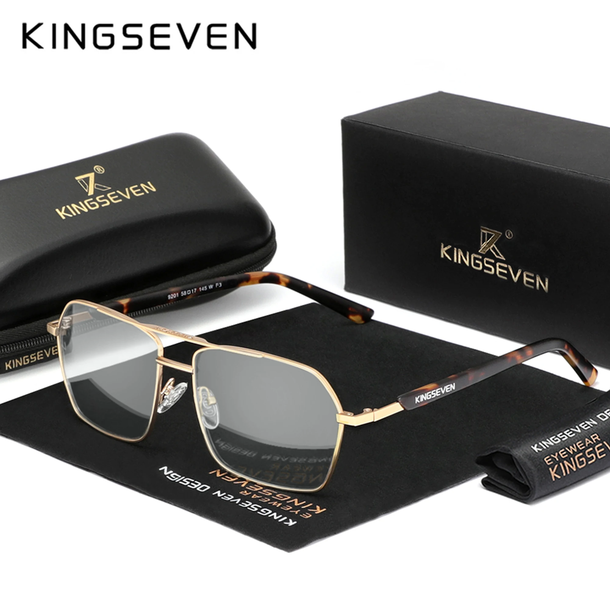 KINGSEVEN クラシックブルーライトカットメガネ 男女 - Gaming Accessories Men のレビューと価格
