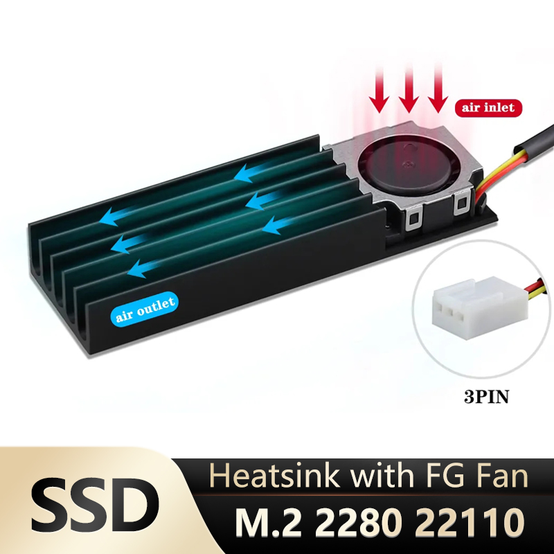 Gdstime M.2 2280 22110 ソリッドステー - M2 Heatsink Cooler のレビューと価格
