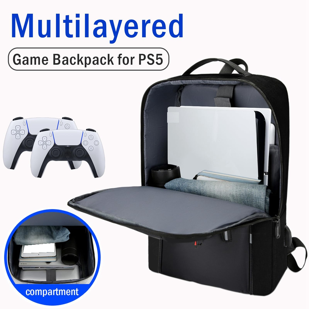 多機能収納袋ゲームコンソールバックパックプレイステーション  - Gaming Accessories Pack のレビューと価格