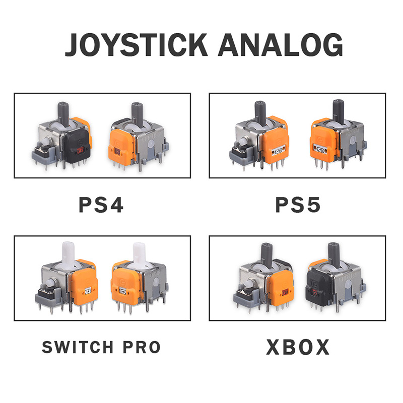 交換用ホール効果ジョイスティック3Dアナログセンサーサムステ - Jjk Gaming Accessories のレビューと価格
