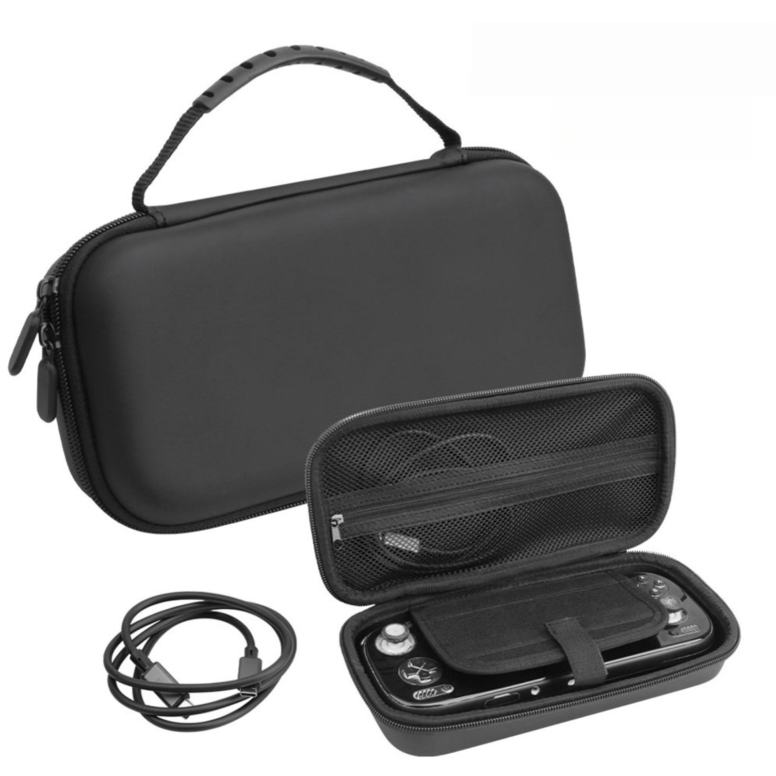 Ayn Odin 3用ハードキャリングケース、ポータブルPU - Gaming Accessories Bag のレビューと価格