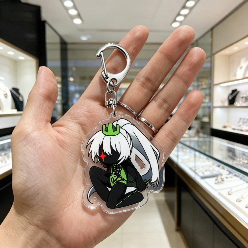 かわいい漫画ちびキーホルダーアクセサリーバッグチャーム怖いゲ - Gaming Accessories Storage のレビューと価格