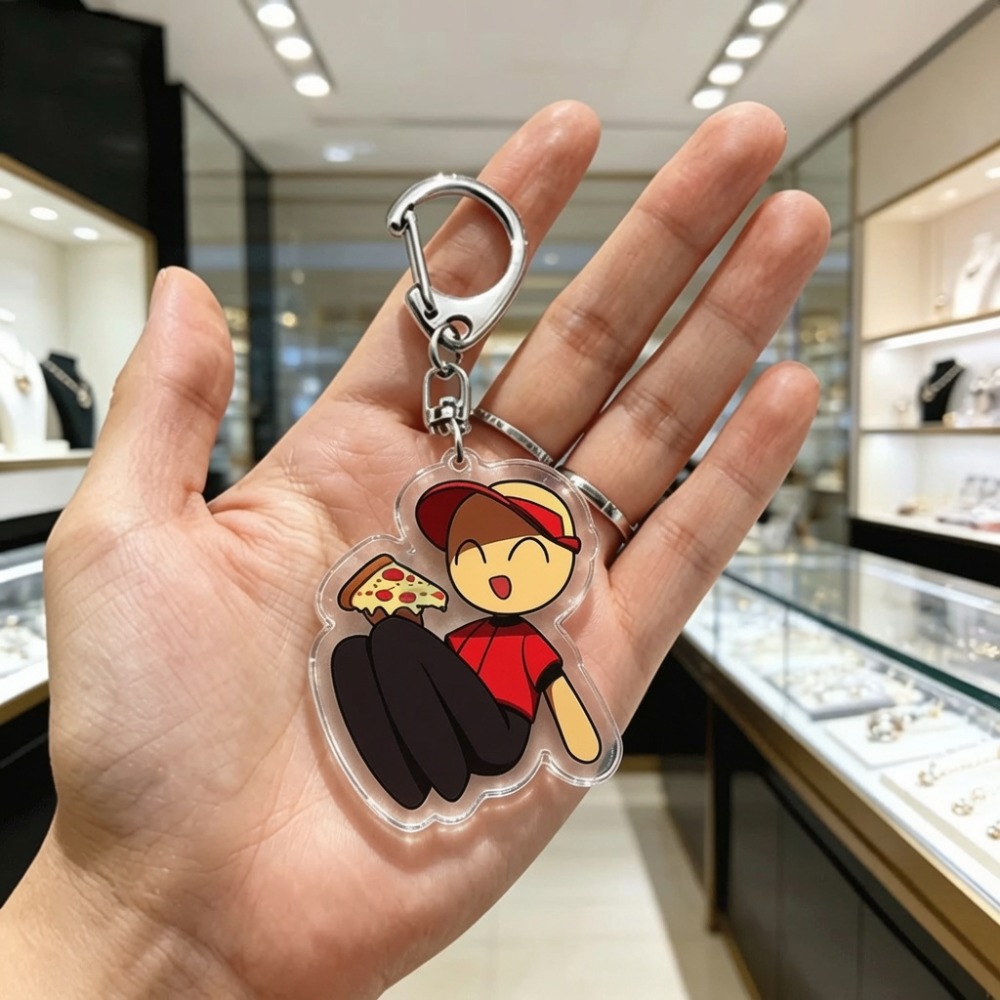 かわいい漫画ちびキーホルダーアクセサリーバッグチャーム怖いゲ - Gaming Accessories Storage のレビューと価格