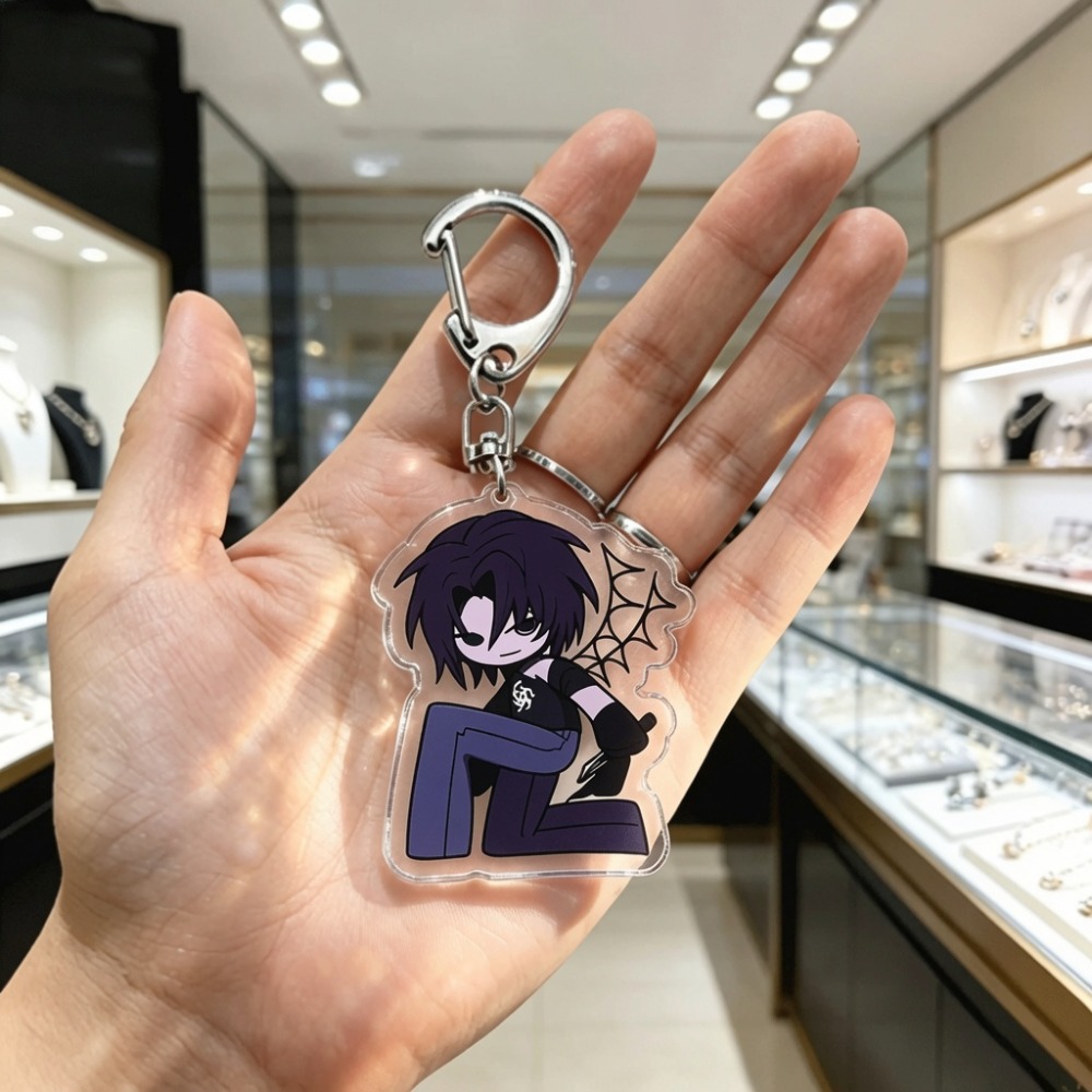かわいい漫画ちびキーホルダーアクセサリーバッグチャーム怖いゲ - Gaming Accessories Storage のレビューと価格